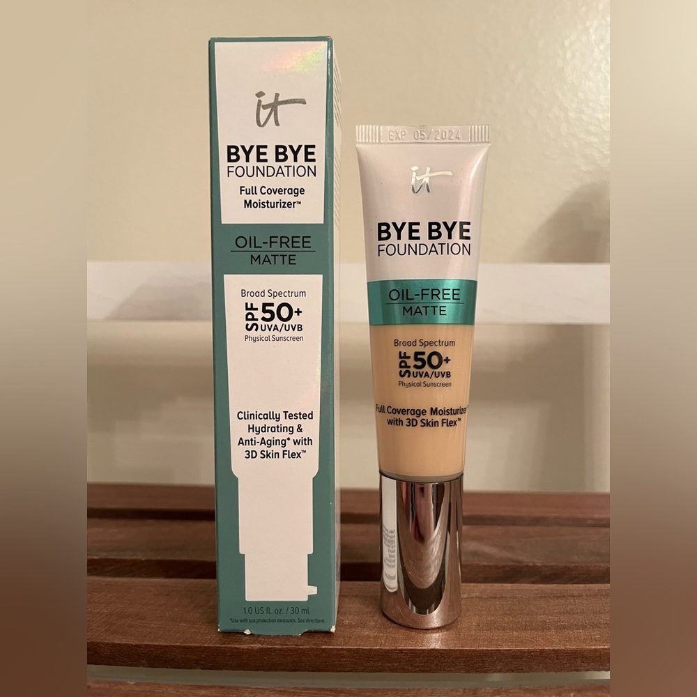 Bye Bye Foundation Oil-Free Matte Full Coverage Moisturizer with SPF 50+